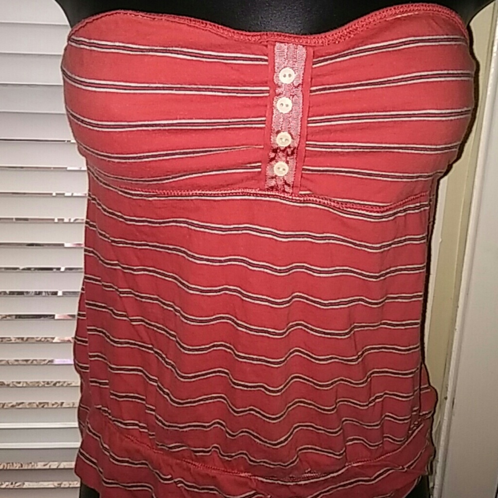 Strapless blouse