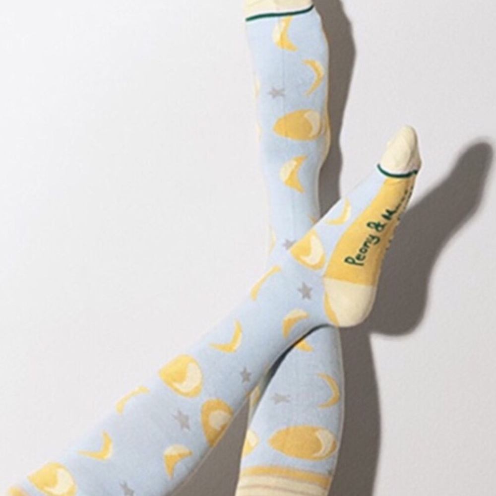 ⚜Peony & Moss Light Moon Knee Socks⚜