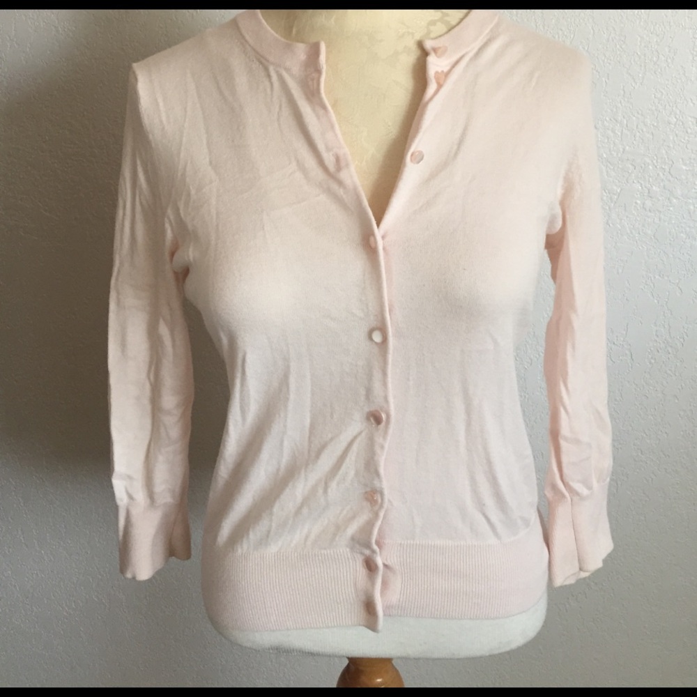 J. Crew Cotton candy pink sweater