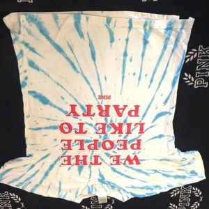 We the people like to party tee shirt vs pink tee