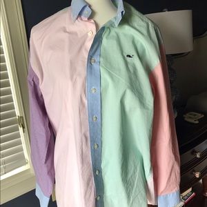 Vineyard Vines Party Stretch Button Down