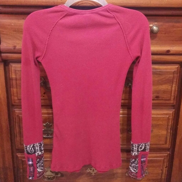 fp Red Hyperactive Hippie Cuff Therm sz S - Picture 2 of 8