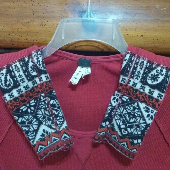 fp Red Hyperactive Hippie Cuff Therm sz S - Picture 4 of 8