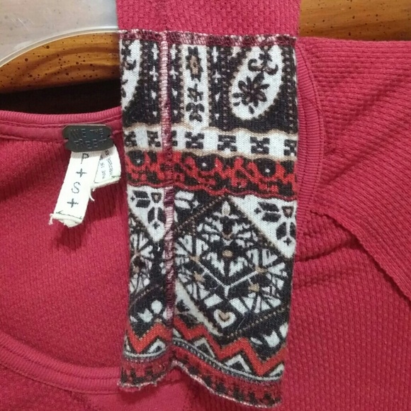 fp Red Hyperactive Hippie Cuff Therm sz S - Picture 5 of 8