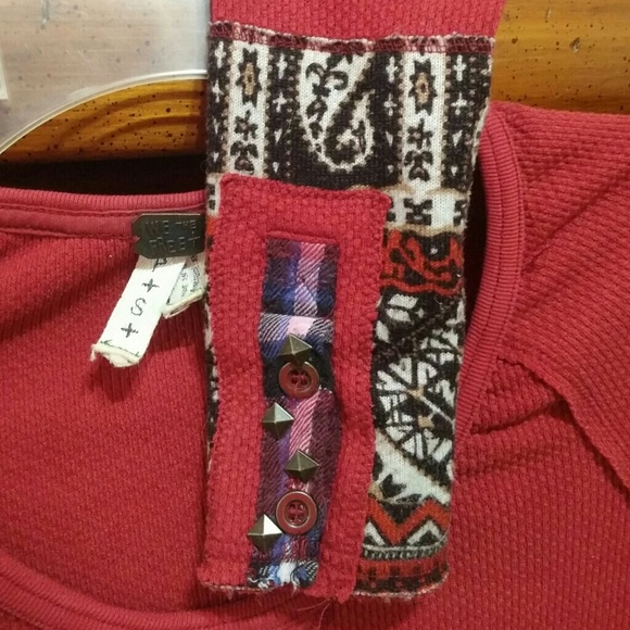 fp Red Hyperactive Hippie Cuff Therm sz S - Picture 6 of 8