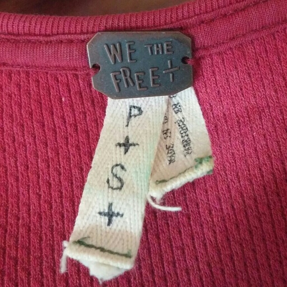 fp Red Hyperactive Hippie Cuff Therm sz S - Picture 7 of 8