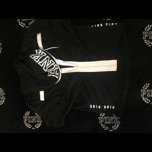 VS PINK SIZE LARGE ULTIMATE FULL ZIP