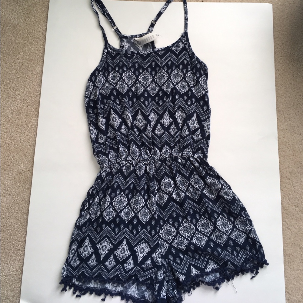 Navy blue Aeropostale romper