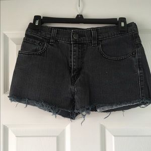 Levi's crop shorts