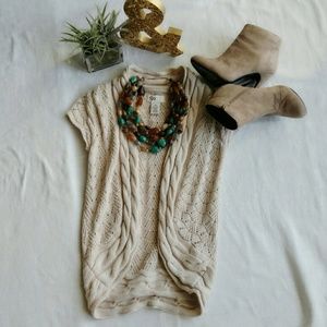 Cream Knit Cardigan