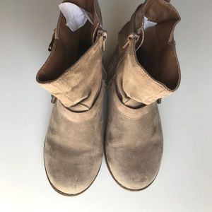 Toddler girl ankle suede boots
