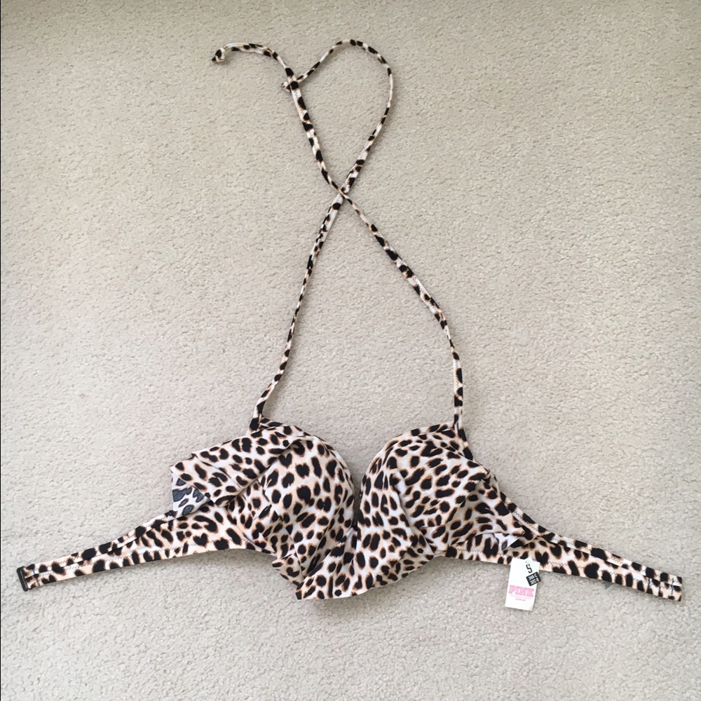 Victoria's Secret Cheetah Print Bikini Top