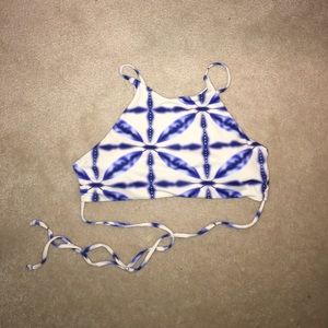 High neck bikini top