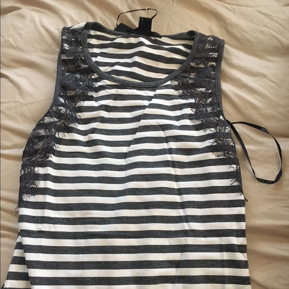 Stripped women dress