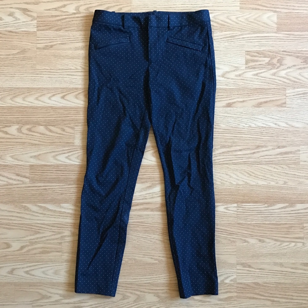 Navy Blue Dotted Gap pants
