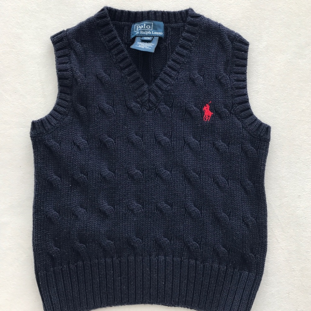 Baby boy sweater vest