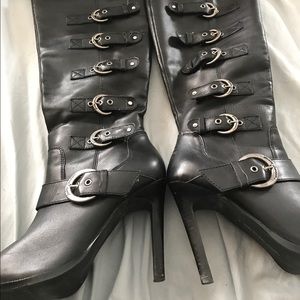 Size 8 women Harley Davidson high boots