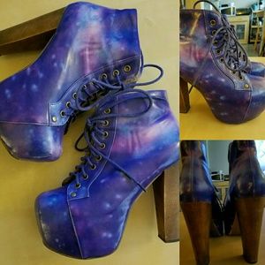 Jeffrey Campbell galaxy print Litas
