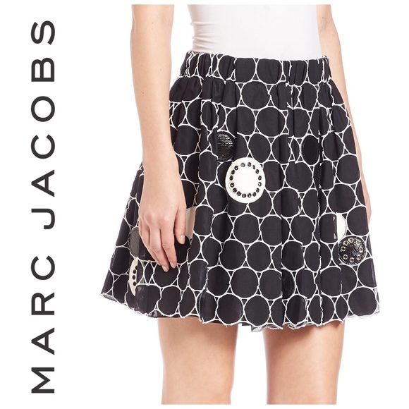 Marc Jacobs Sequin Dot Skirt - Picture 2 of 8
