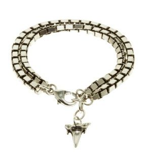 Luv AJ Shark Tooth Charm Bracelet