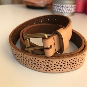 Nude J crew leather belt