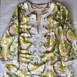 J Crew fresco paisley pastel tunic