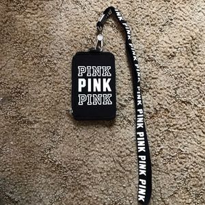 PINK ID Holder/lanyard