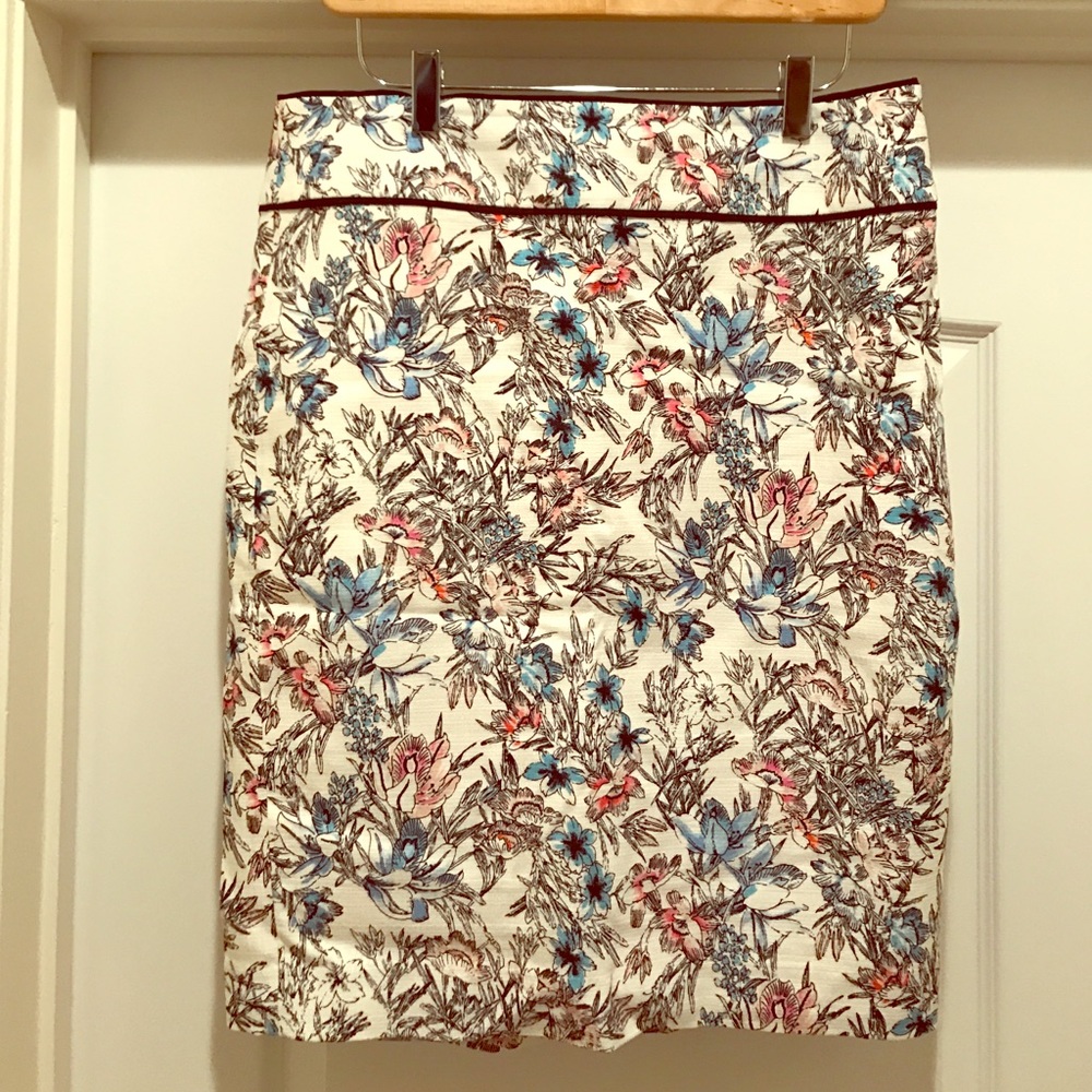 Beautiful floral pencil skirt