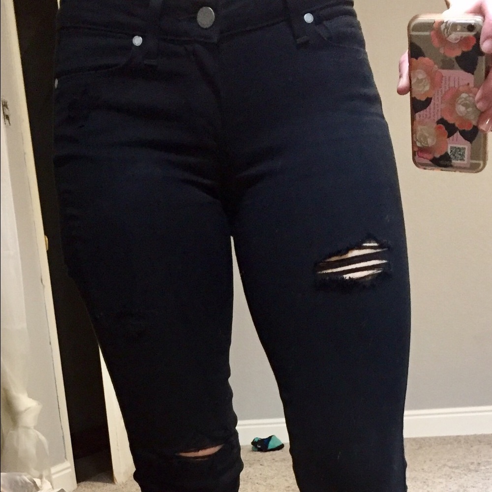 Paige Black Jeans.