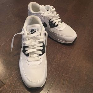 White and Black Nike Air Max