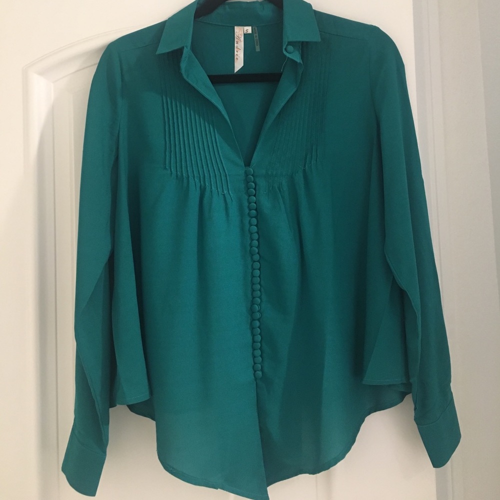 Emerald Green Blouse