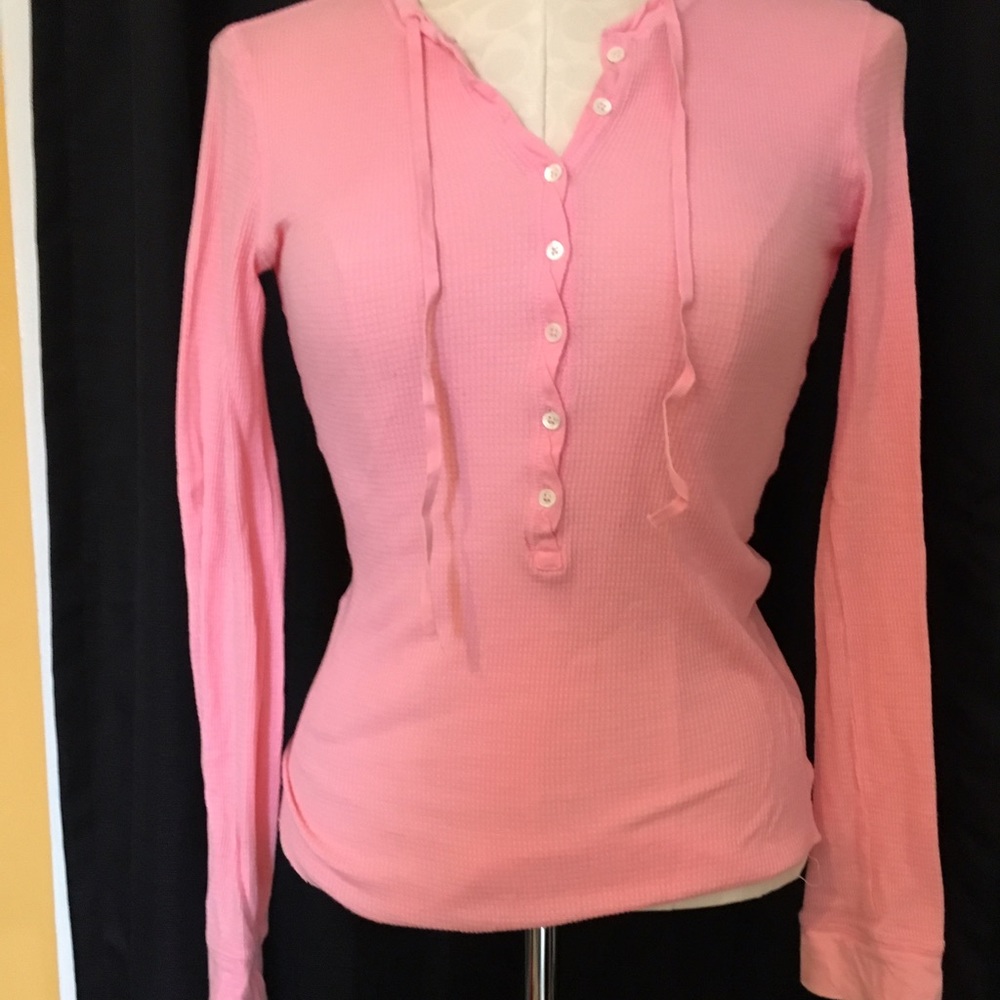 J.Crew vintage waffle long sleeve