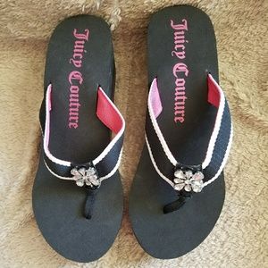 Juicy Couture Platform Flip Flops **BRAND NEW**