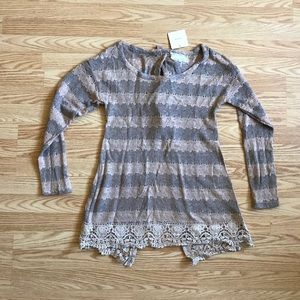 Light-knit boho sweater