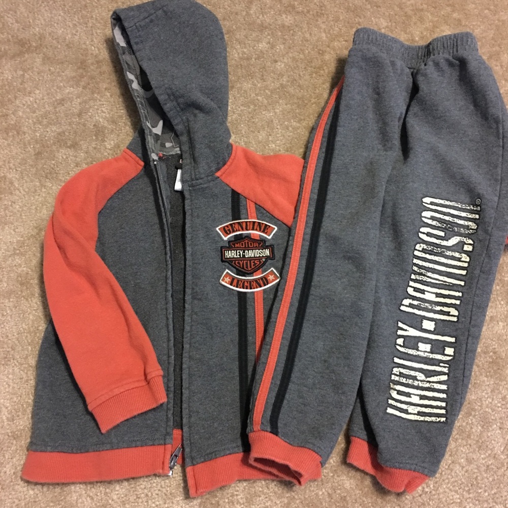 Toddler Harley Davidson sweatsuit