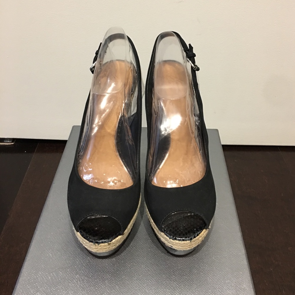 Mark & James by Badgley Mischka Black Wedges, 8.5M