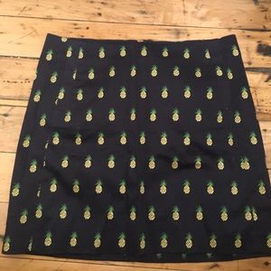 Pineapple J. Crew skirt