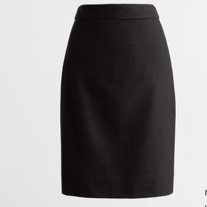 NWOT J. Crew Pencil Skirt in Double Serge Wool