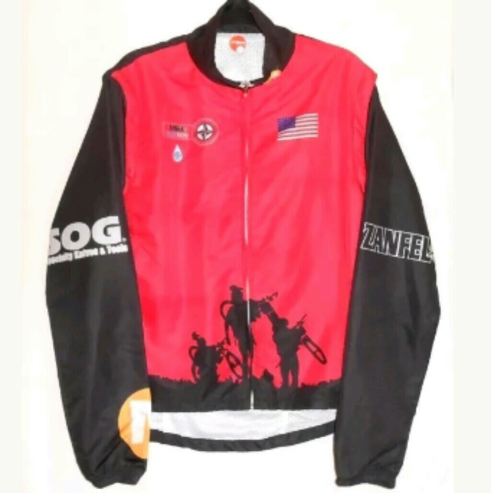 Men's Ridoto Zanfel Team USARA Zip Bicycle Jacket