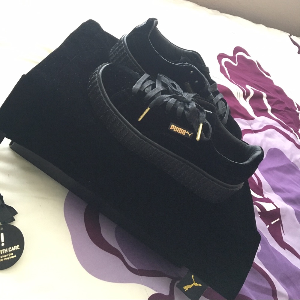 Puma by Rihanna women's velvet creepers