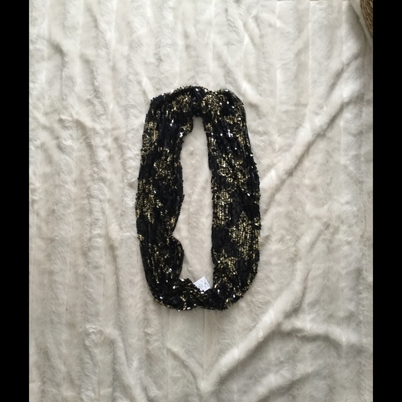 Sequin Infinity Scarf by Ruyi - Picture 6 of 7