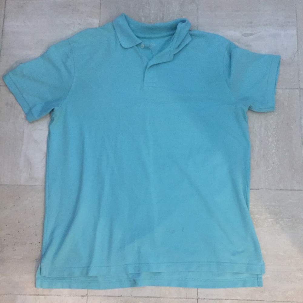 Solid Blue Polo Shirt