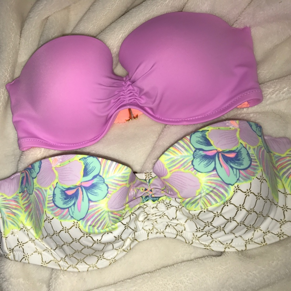Victoria's Secret Bandeau Bathing Suit Top Bundle✨