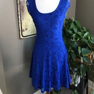 Candies Blue Lace Dress