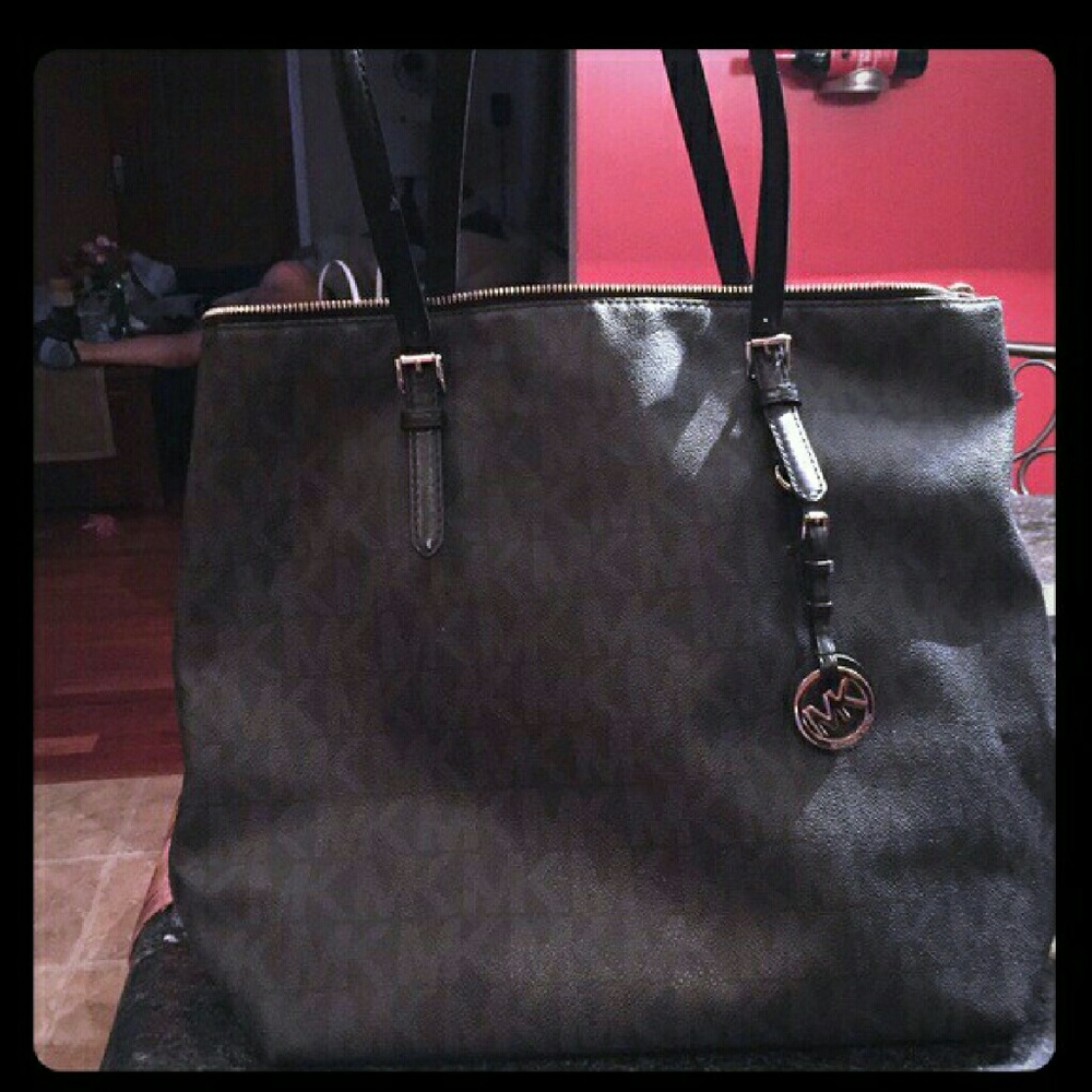 Michael Kors Black Jet Set tote
