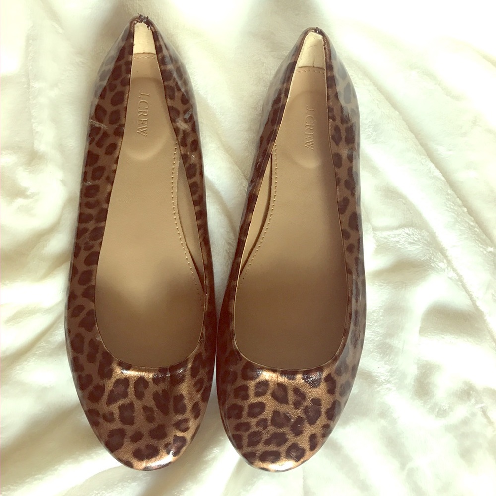 🎉J. Crew🎉leopard print ballet flats