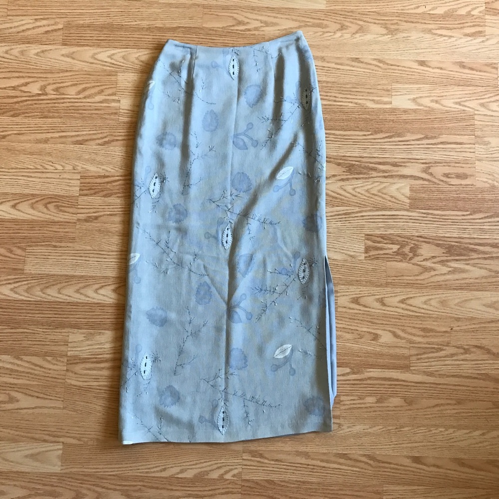 Vintage Dana Buchman skirt and mohair sweater set
