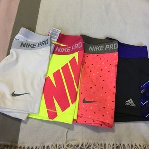 Nike/adidas compression shorts