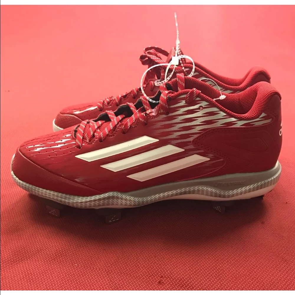 ๐ Adidas Womens Softball Cleats ๐ Metal Spikes - Picture 1 of 6