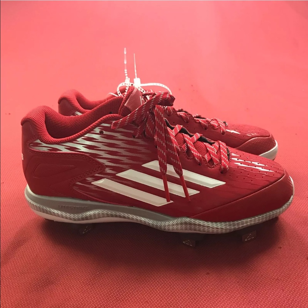 ๐ Adidas Womens Softball Cleats ๐ Metal Spikes - Picture 6 of 6